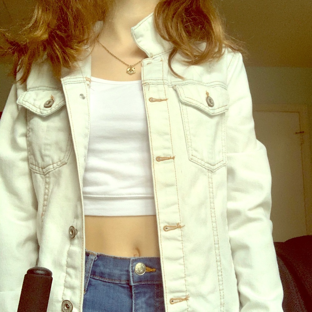 BEATLES JEAN JACKET WHITE WASH